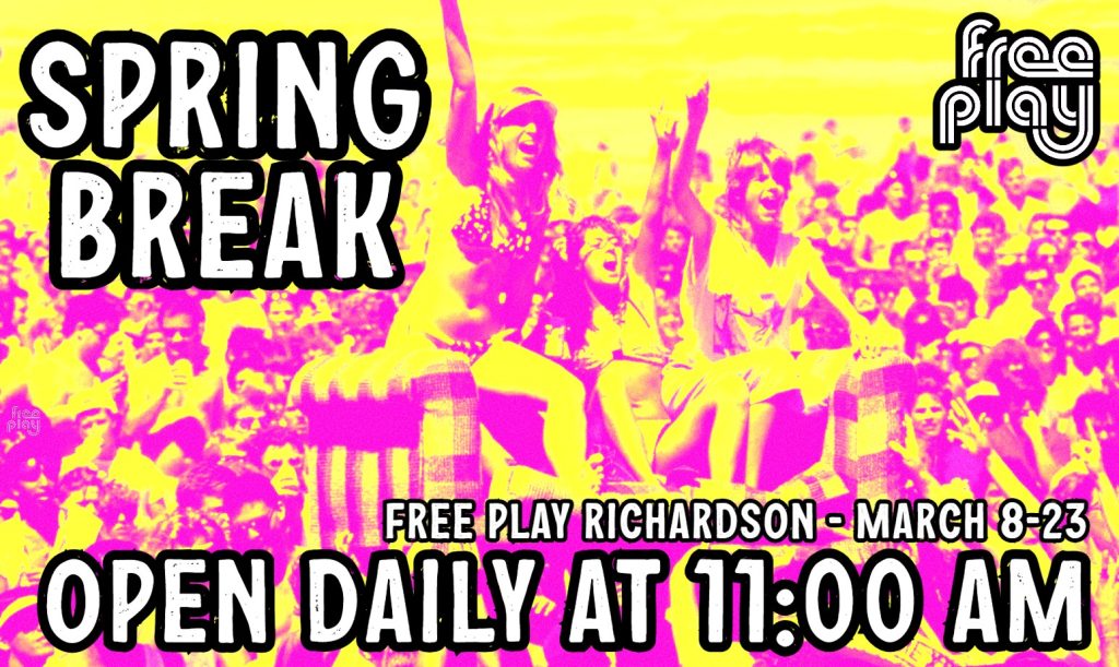 Free Play Spring Break Hours