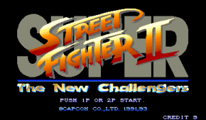 Super Street Fighter II The New Challengers (Arcade)-title                    